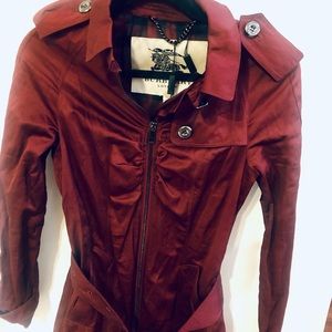 Burberry London medium length trench with detachable hood